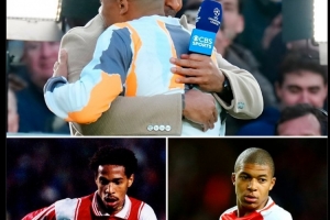 九游游戏中心-亨利与姆巴佩赛前拥抱致意,摩纳哥官推晒照:都是我们球队出品